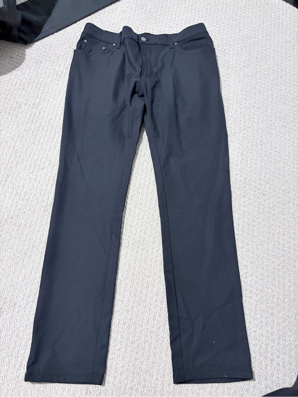 Versace Collection Men’s Black Straight-Leg Pants Size 36